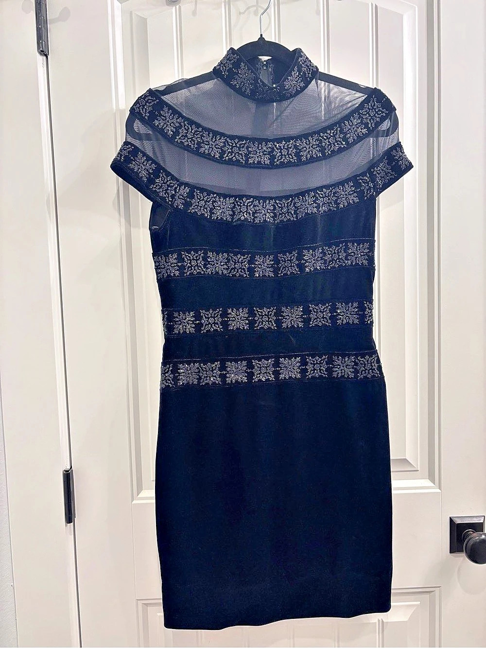 Vintage Neiman Marcus Tadashi Black Dress Like New